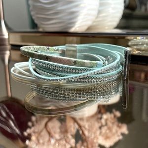 Wraparound Bracelet with Magnet Clasp